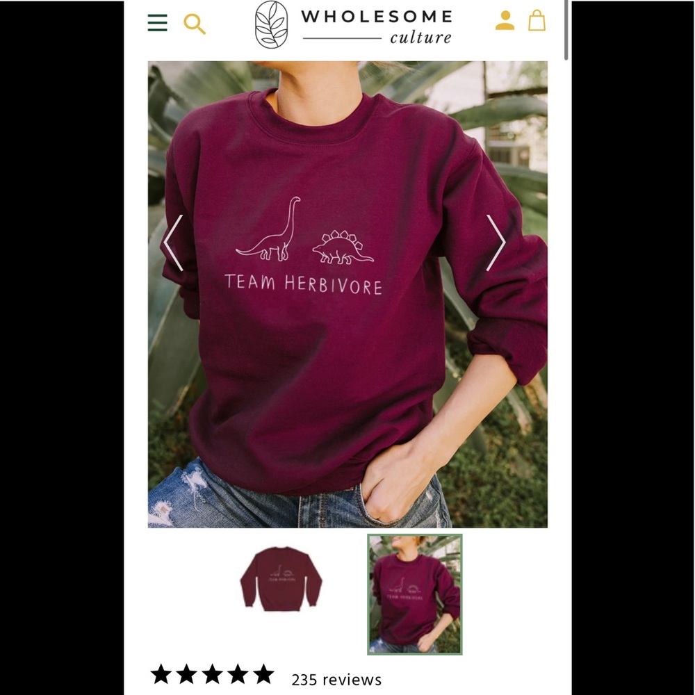 Team Herbivore Sweatshirt